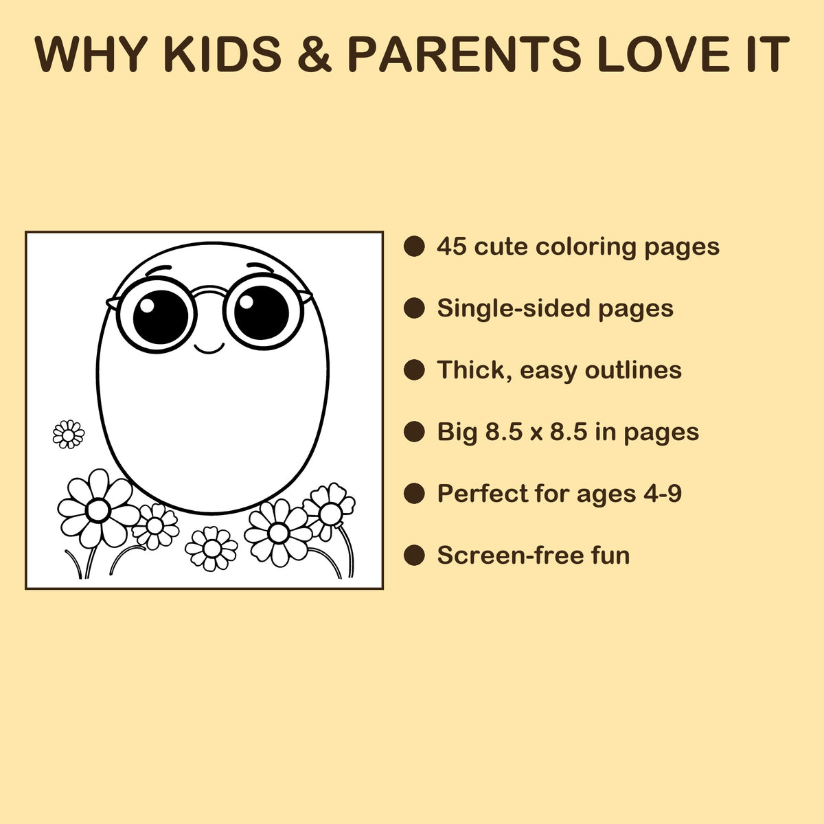 For Grandma features: 45 single-sided pages, 8.5 x 8.5 inches, ages 4-9