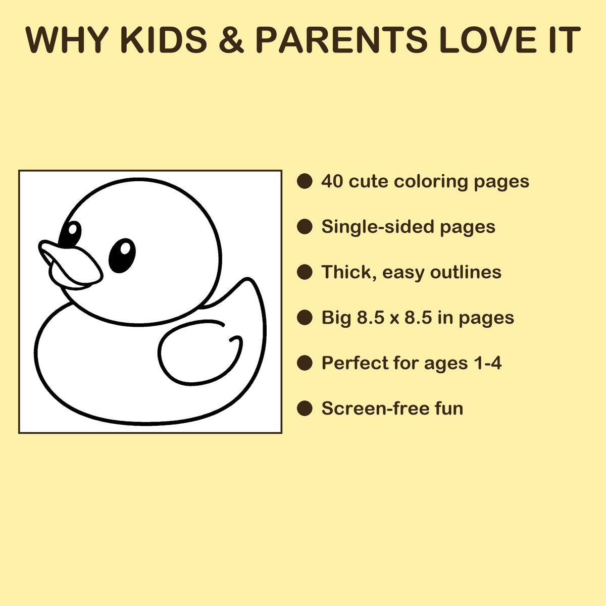 Bath & Bedtime features: 40 single-sided pages, 8.5 x 8.5 inches, ages 1-4