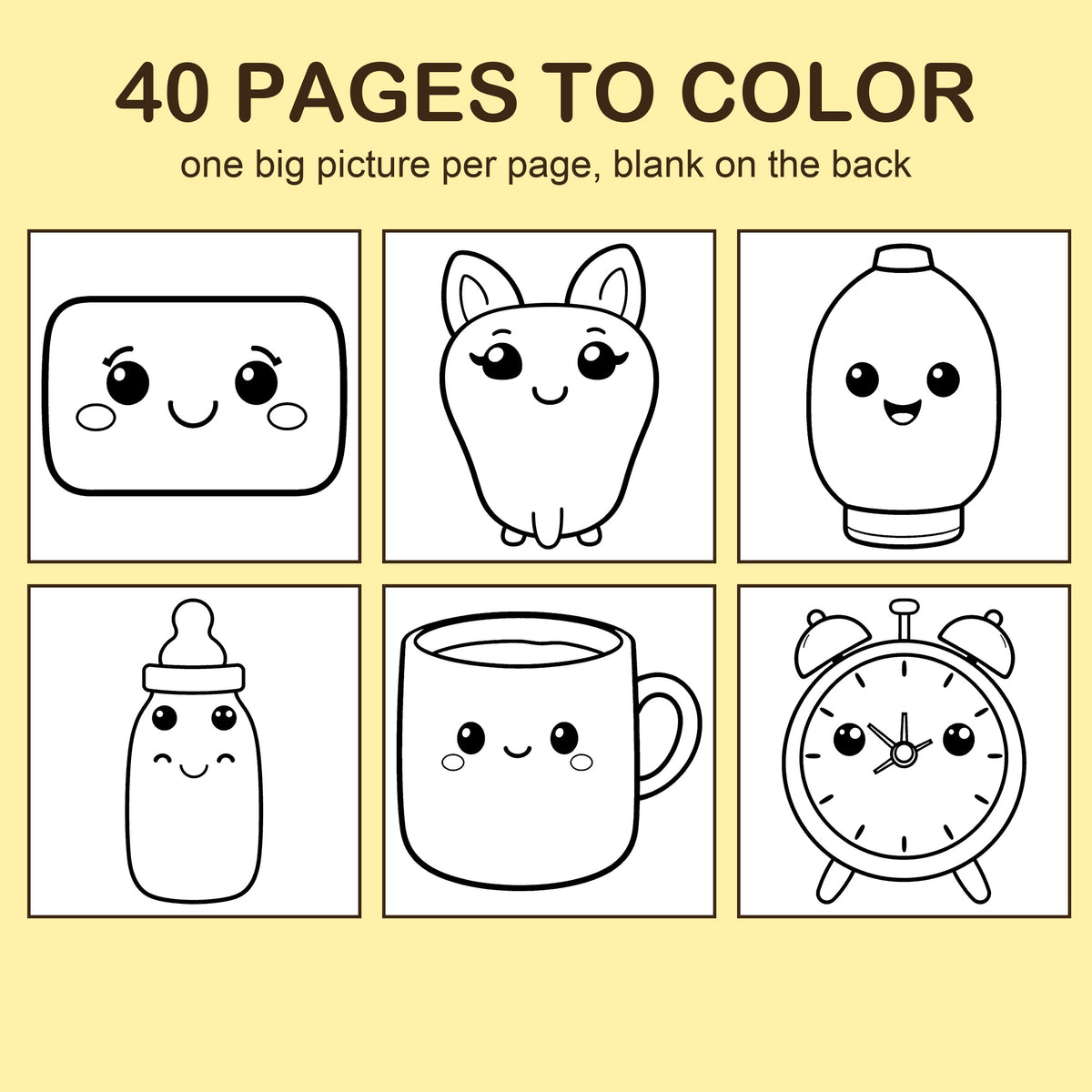 Preview strip of coloring pages from Bath & Bedtime