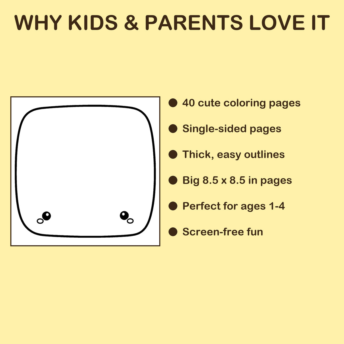 First Shapes features: 40 single-sided pages, 8.5 x 8.5 inches, ages 1-4