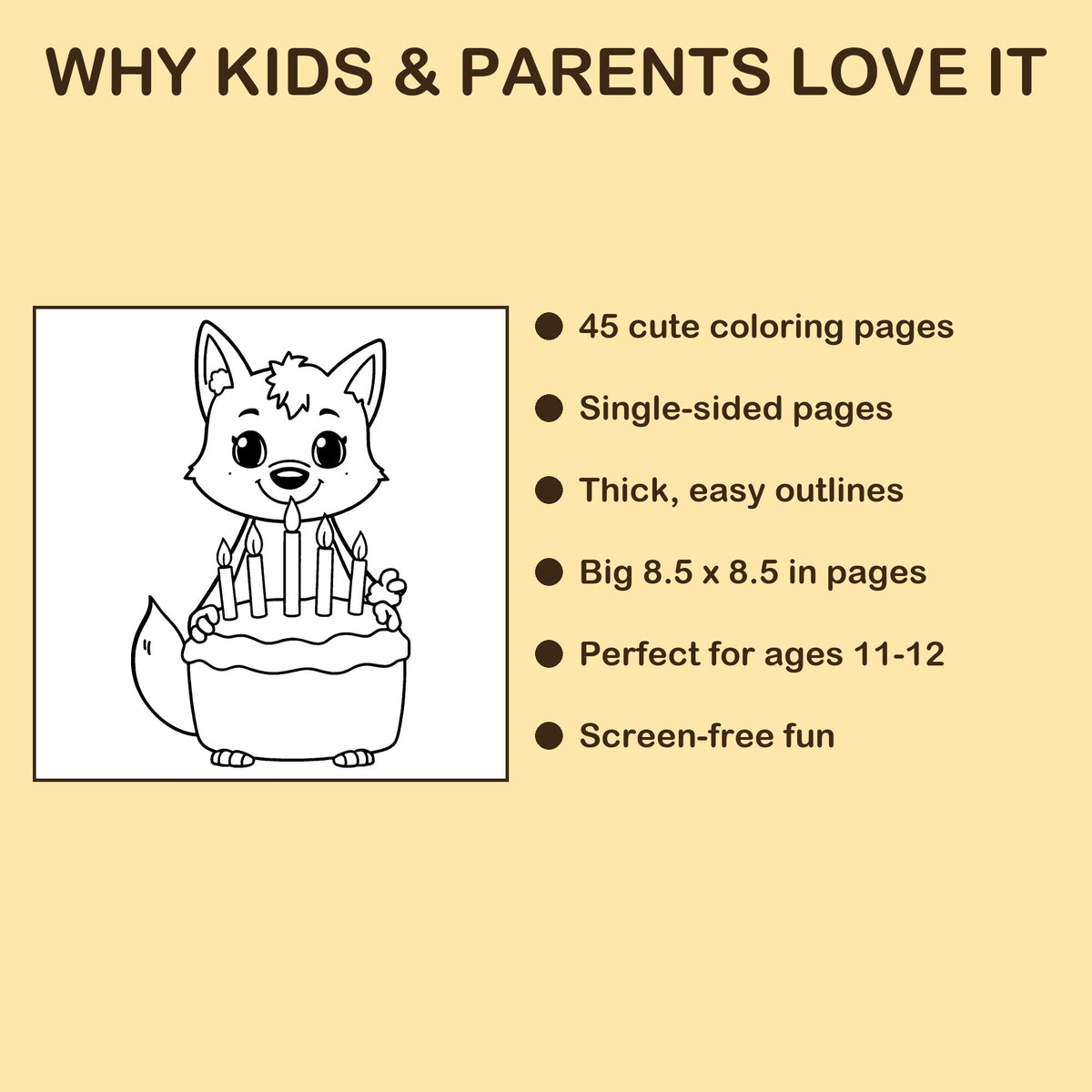 I Am 11! features: 45 single-sided pages, 8.5 x 8.5 inches, ages 11-12