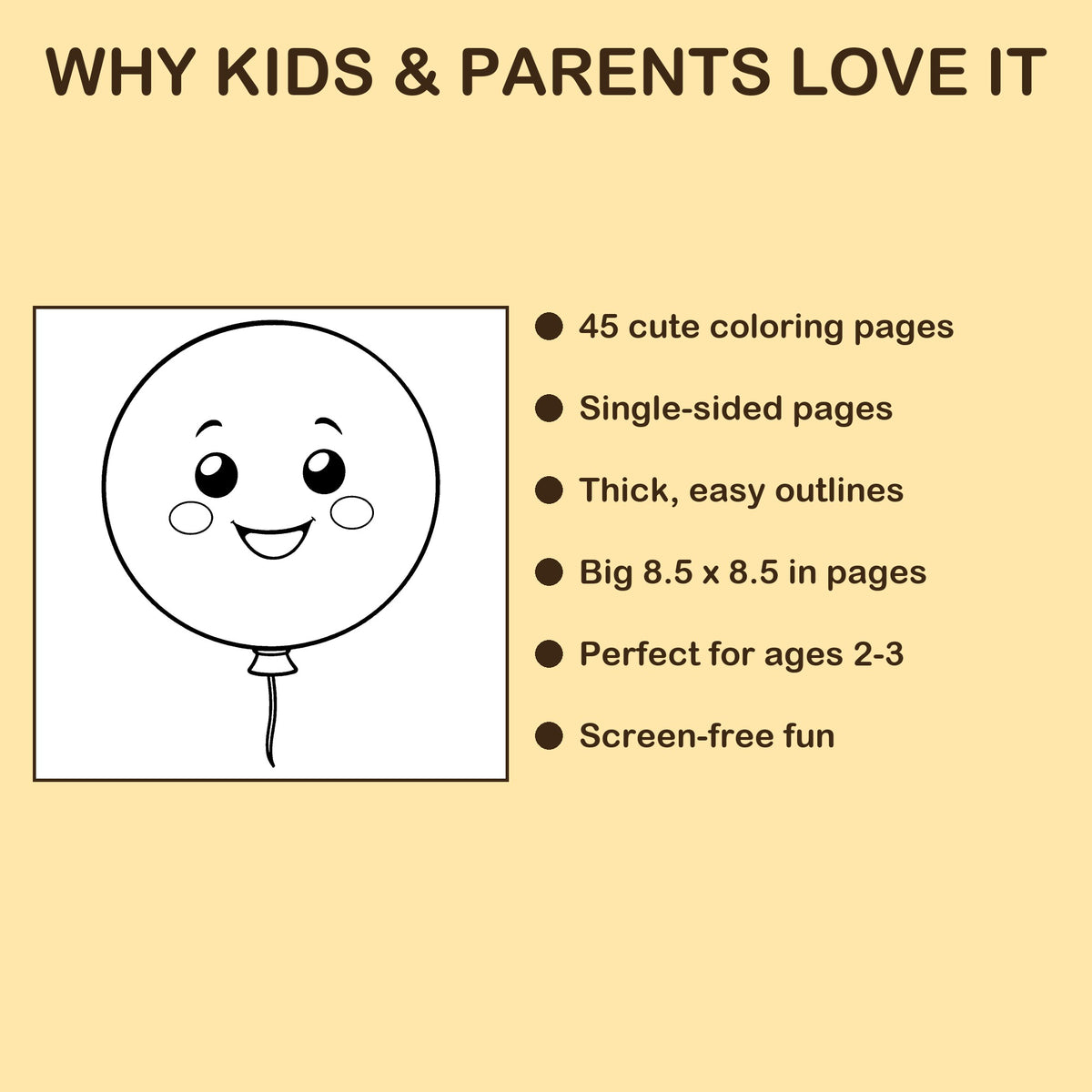 I Am 2! features: 45 single-sided pages, 8.5 x 8.5 inches, ages 2-3