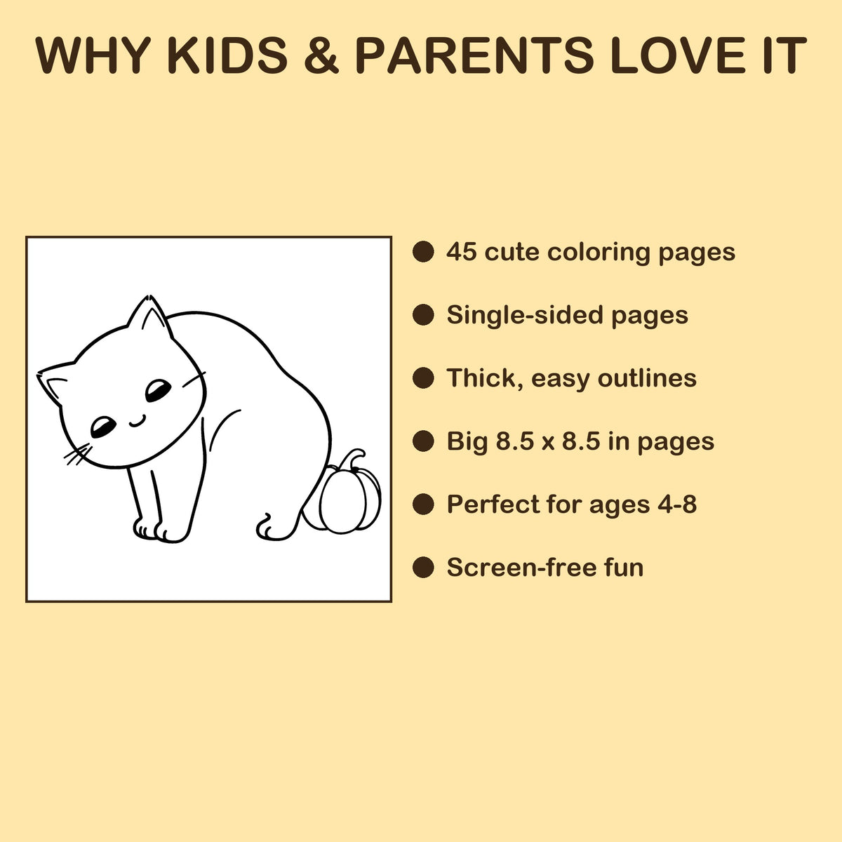 Spooky Animals features: 45 single-sided pages, 8.5 x 8.5 inches, ages 4-8