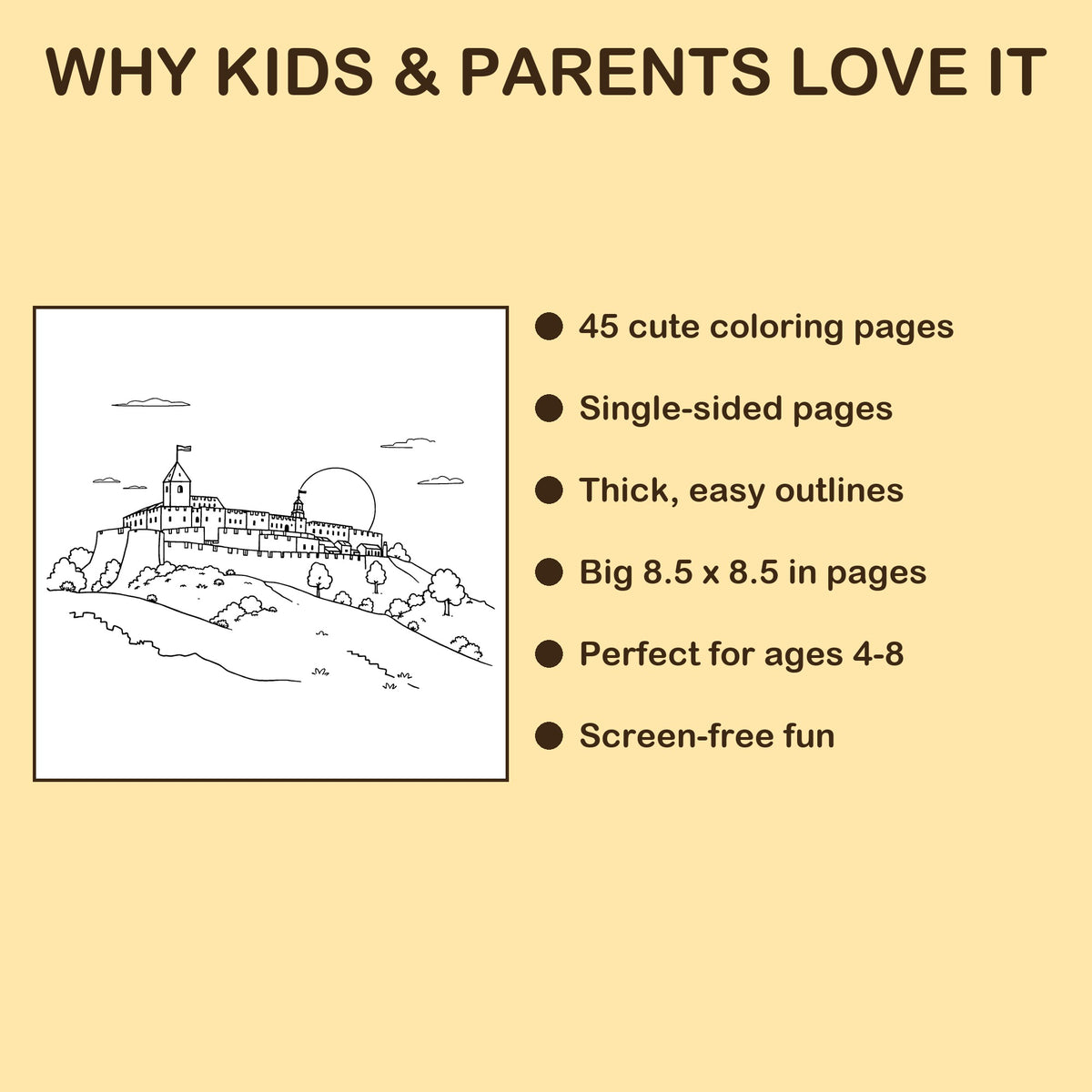 The Nativity features: 45 single-sided pages, 8.5 x 8.5 inches, ages 4-8