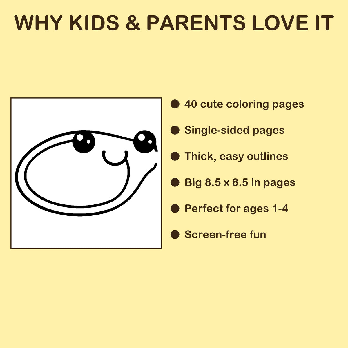 Things at Home features: 40 single-sided pages, 8.5 x 8.5 inches, ages 1-4